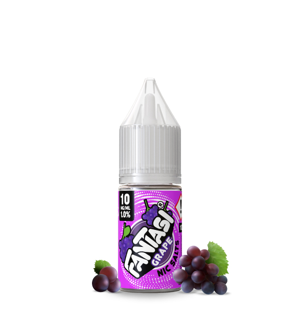 445438 Grape 10ml Nic Salt  Fantasi