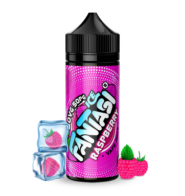 456523 Raspberry Ice 50/50 E Liquid Fantasi