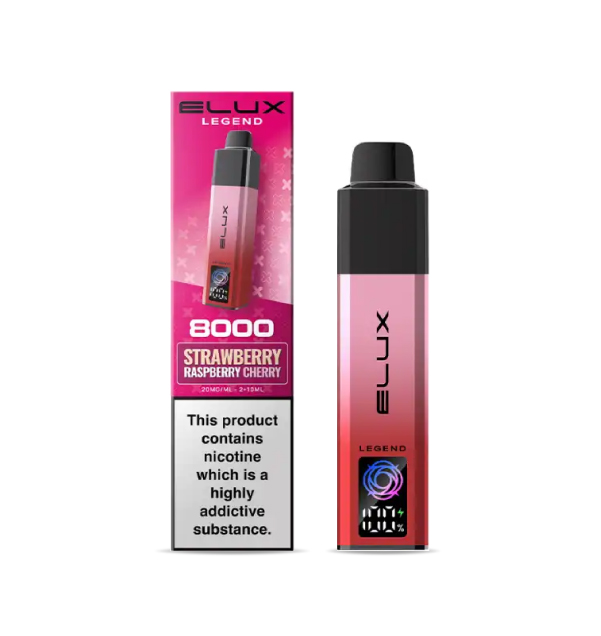 Elux Legend 8000 Prefilled Pod Kit - Strawberry Raspberry Cherry