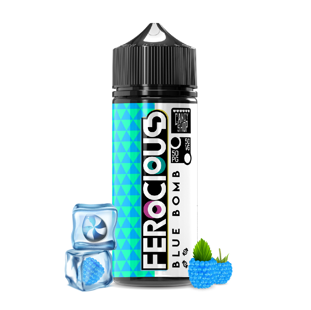 379571 Bluebomb 50/50 E-Liquid Ferocious - 3mg - Standard Nicotine - 120ml