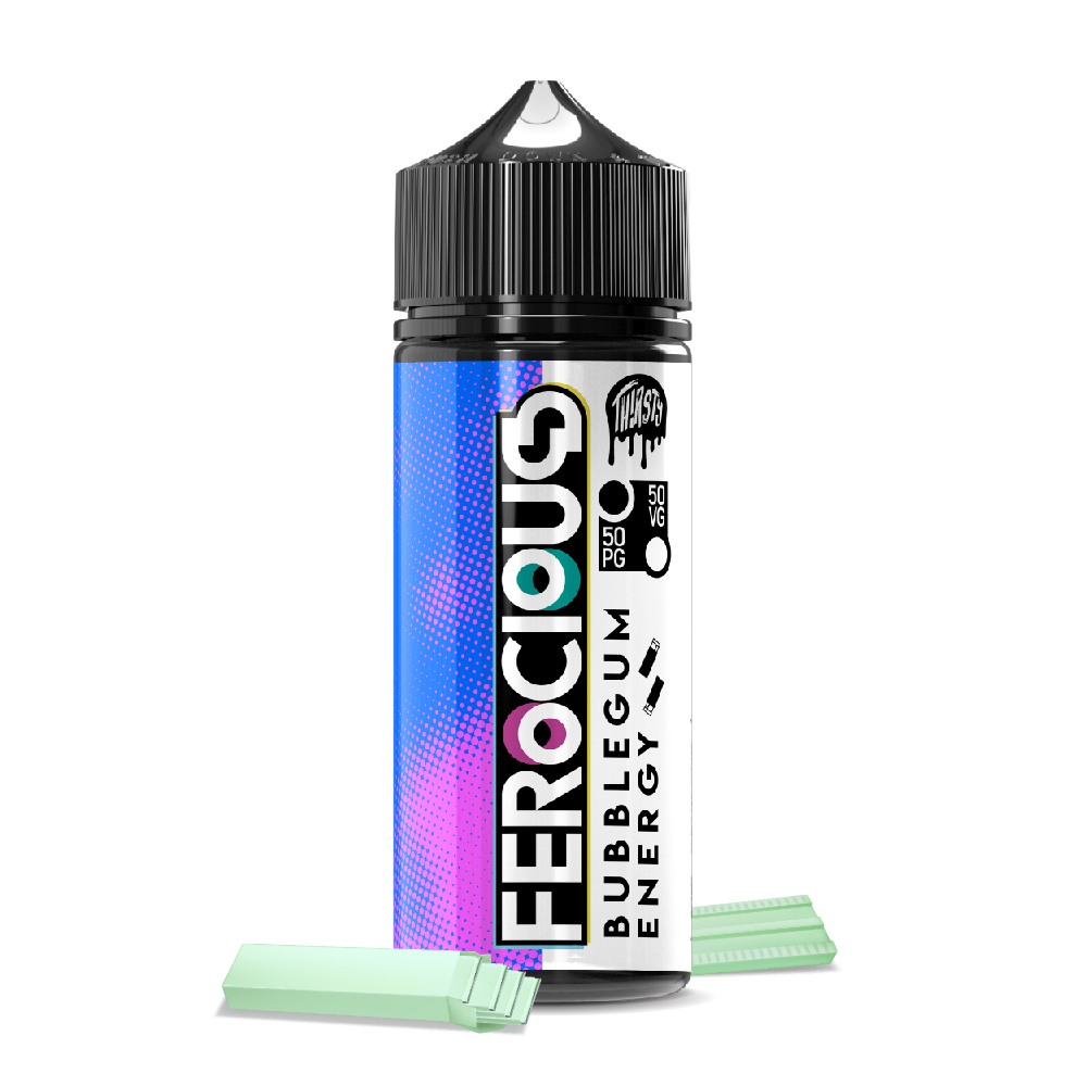 816195 Bubblegum Energy 50/50 E-Liquid Ferocious