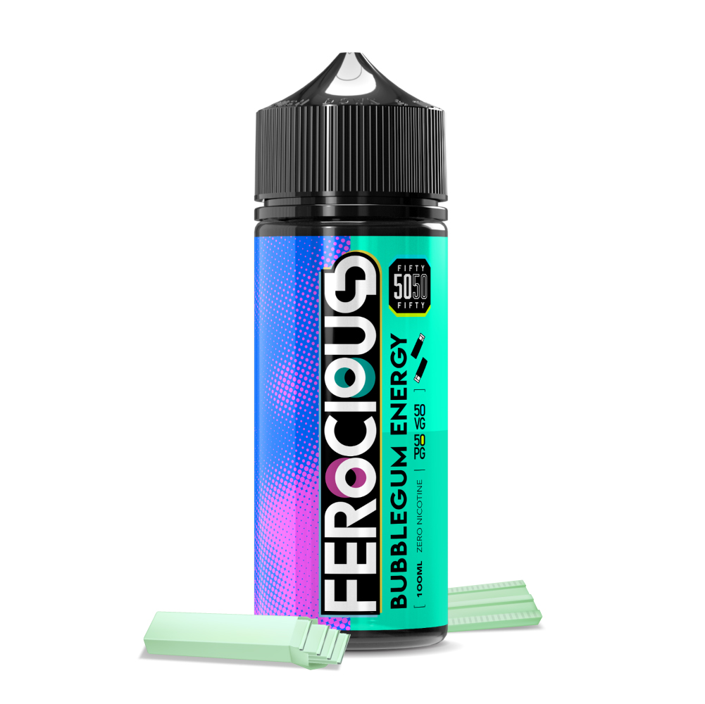 816195 Bubblegum Energy 50/50 E-Liquid Ferocious