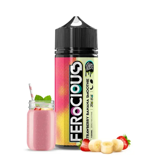 536596 Strawberry Banana Smoothie 70/30 E-Liquid Ferocious