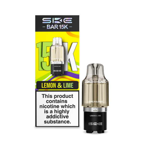 SKE Crystal Bar 15k Prefilled Replacement Pods - Lemon & Lime