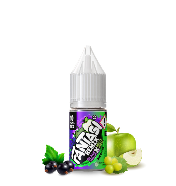 596352 Blackcurrant X Grape Apple 10ml Nic Salts Fantasi