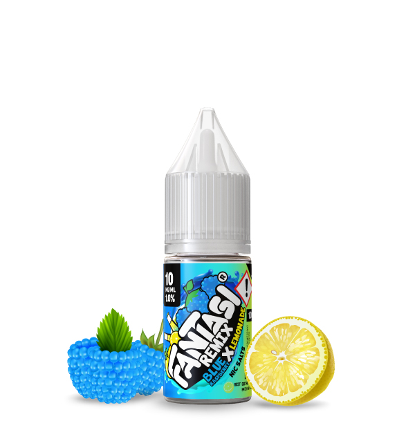 596462 Blue Raspberry X Lemonade 10ml Nic Salts Fantasi