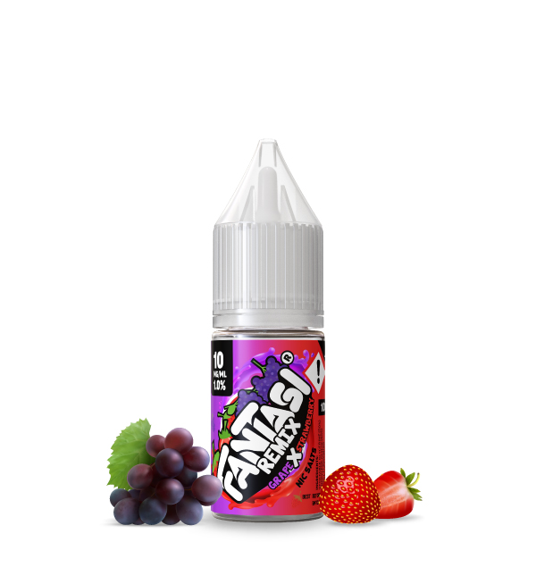 596473 Grape X Strawberry 10ml Nic Salts Fantasi