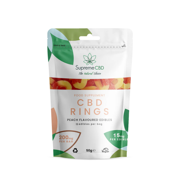 P3696 Supreme CBD - 200mg Gummy Rings