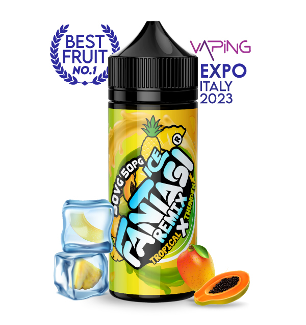765125 Tropical X Thunder Ice 50/50 E Liquid Fantasi