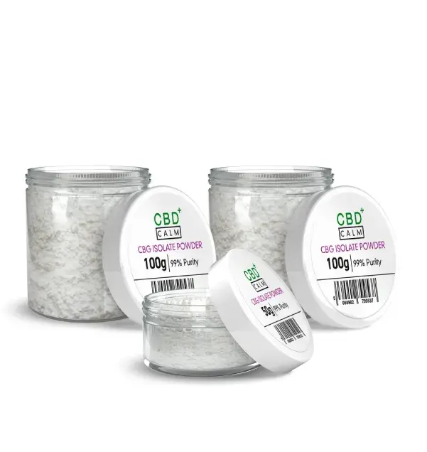 834567 Pure CBG Isolate Powder 250g | CBD Calm