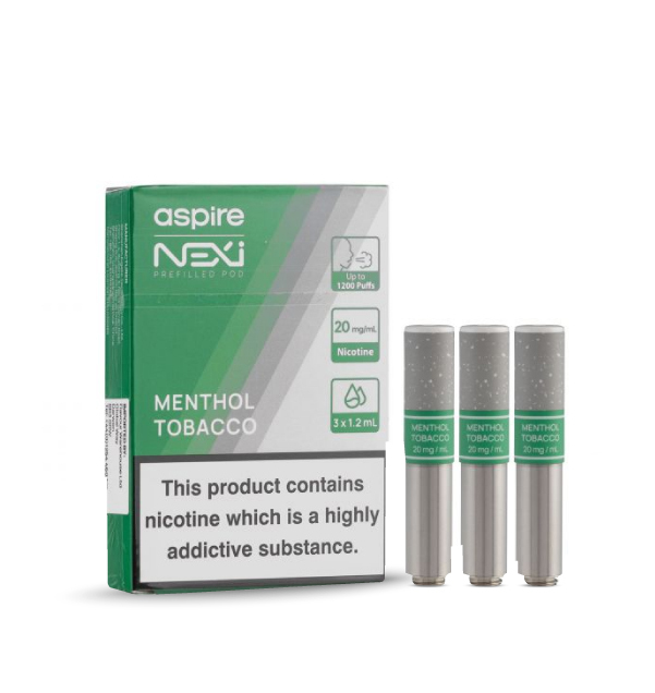 P10047 Menthol Tobacco Aspire Nexi Prefilled Pod