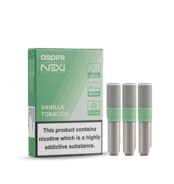 P10050 Vanilla Tobacco Aspire Nexi Prefilled Pod