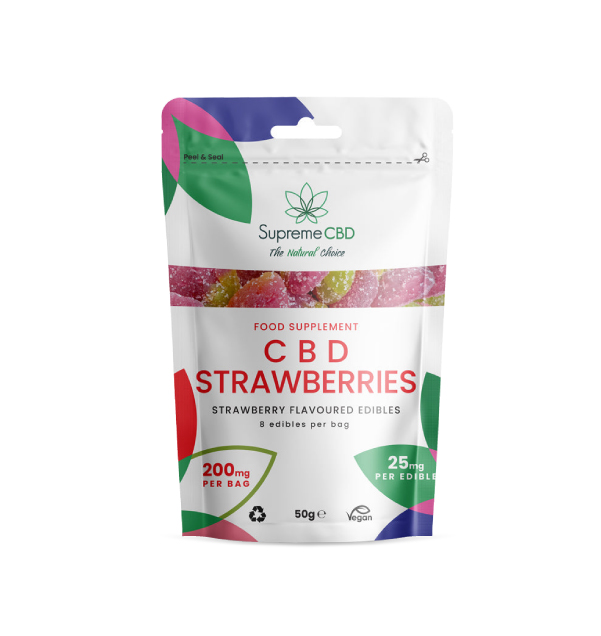 P3694 Supreme CBD - 200mg Gummy Strawberries