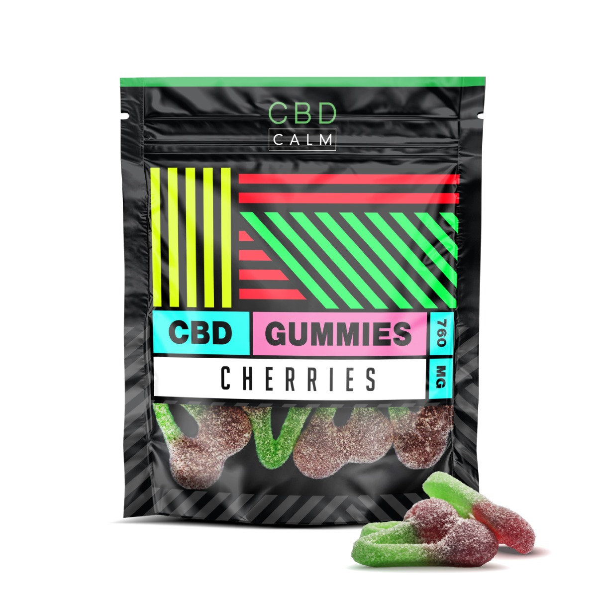 P3528 CBD Calm 760mg Cherries Gummies Grab Bag