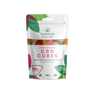 P3695 Supreme CBD - 200mg Gummy Cubes