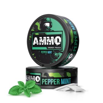 PAP3564 AMMO Caffeine Pouch 100mg Peppermint