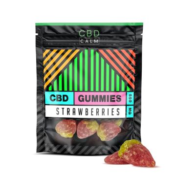 P3380 CBD Calm 550mg Strawberries Gummies Grab Bag