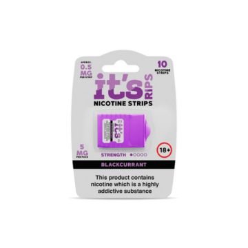 PR3438 IT’S RIPS Nicotine Strips - Blackcurrant