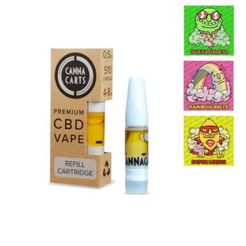 PP3363 Cannacarts Premium CBD Vape Refill Cartridge