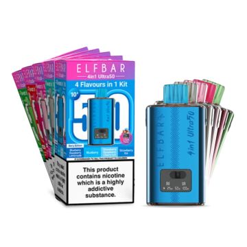 P13972 Elfbar 4 in 1 Ultra 50 Prefilled Pod Vape Kit