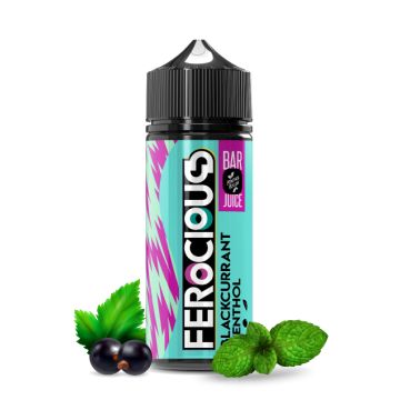758239 Blackcurrant Menthol 50/50 E-Liquid Ferocious Bar Juice