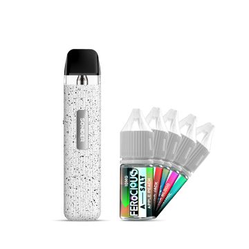 P10126 GeekVape Sonder Q with 5x 10ml Ferocious A-Salt Vape Pack