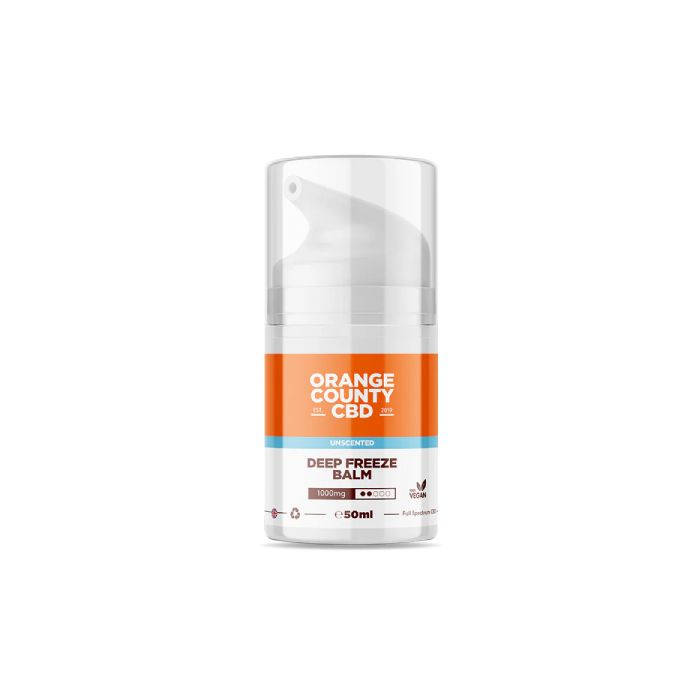 P3351 Orange County CBD Deep Freeze Broad Spectrum Muscle Balm 1000mg - 50ml