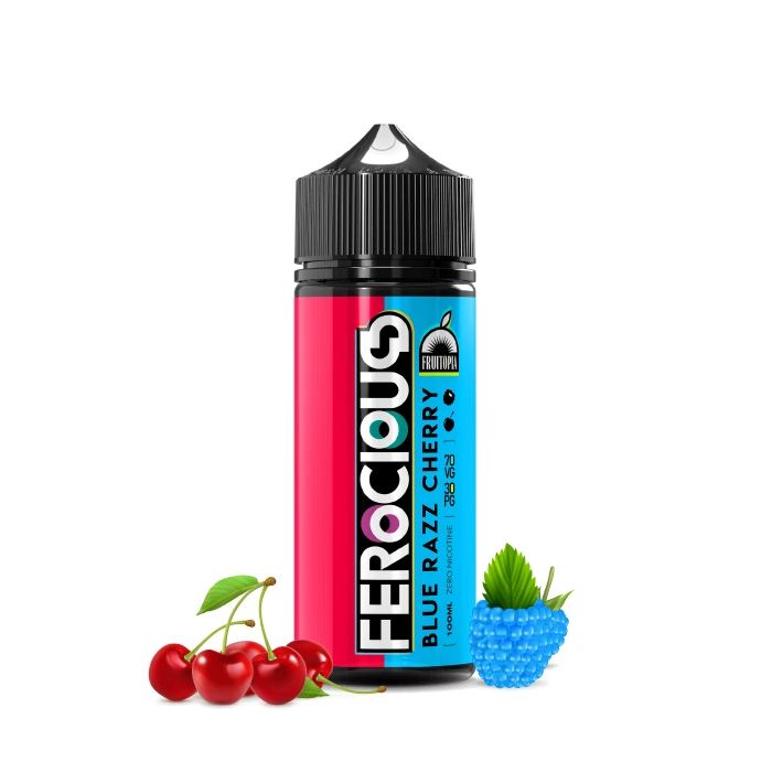 Blue Razz Cherry 70/30 E-Liquid Ferocious 412021 Blue Razz Cherry 70/30 E-Liquid Ferocious