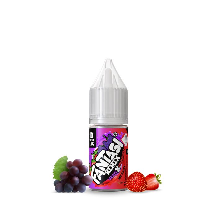 Grape X Strawberry 10ml Nic Salts Fantasi E-Liquid 596473 Grape X Strawberry 10ml Nic Salts Fantasi
