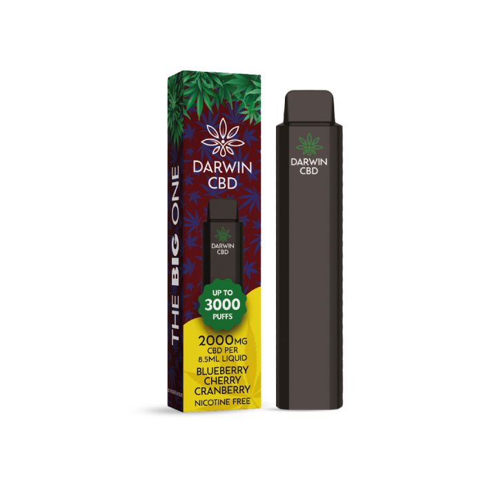Blueberry Cherry Cranberry CBD 2000mg | Darwin CBD Disposable Vape 740227 Blueberry Cherry Cranberry CBD 2000mg | Darwin CBD Disposable Vape