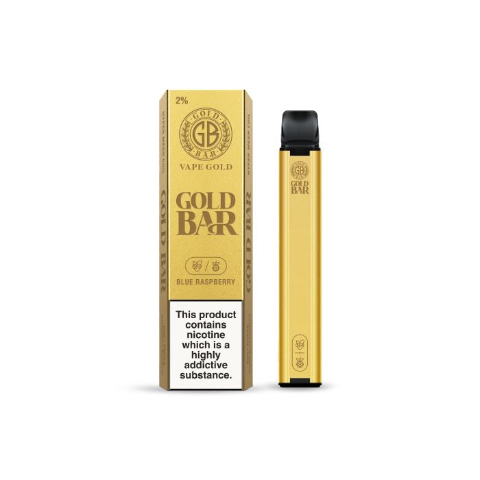 Blue Raspberry – Gold Bar Disposable Vape 744889 Blue Raspberry – Gold Bar Disposable Vape
