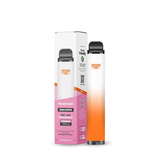 Milkshake CBD/CBG 1000mg | Orange County CBD 3500 Puff Disposable 773494 Milkshake CBD/CBG 1000mg | Orange County CBD 3500 Puff Disposable
