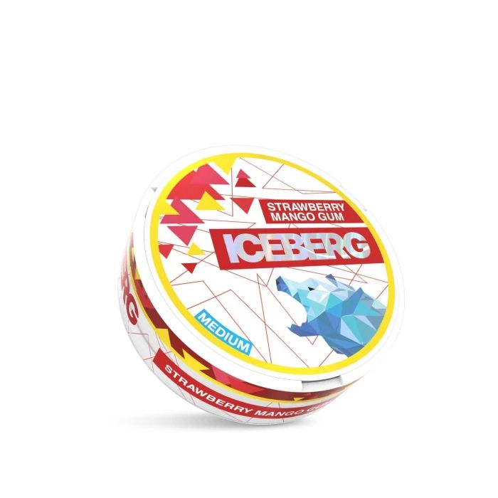 Strawberry Mango Gum - Iceberg Nicotine Pouches 877396 Strawberry Mango Gum – Iceberg Nicotine Pouches