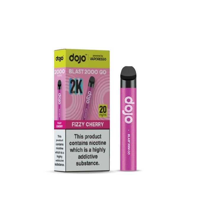 Fizzy Cherry Vaporesso Dojo Blast 2000 Go Prefilled Pod Kit P10401 Fizzy Cherry Vaporesso Dojo Blast 2000 Go Prefilled Pod Kit