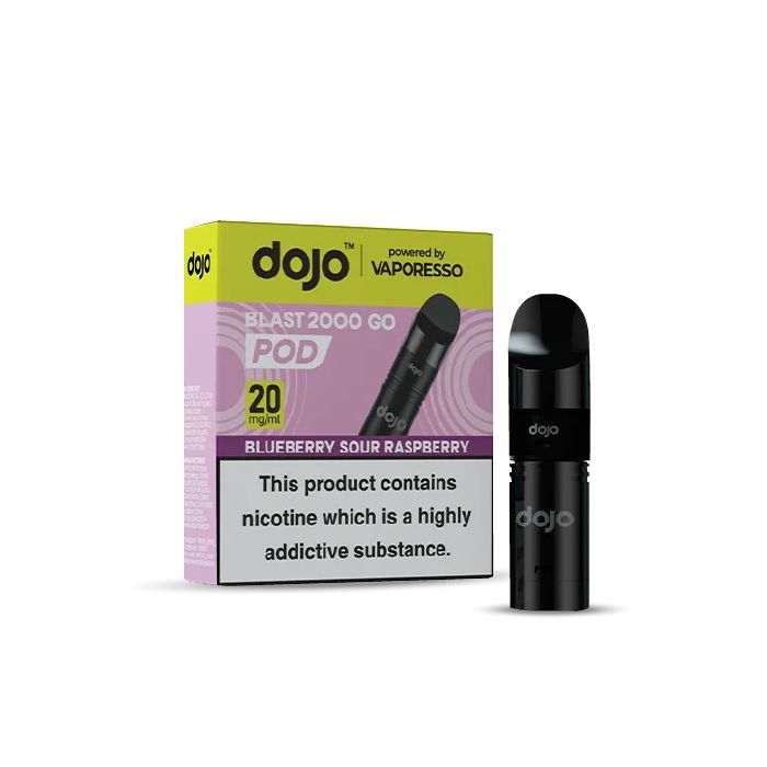 Blueberry Sour Raspberry Vaporesso Dojo Blast 2000 Go Prefilled Pod P10407 Blueberry Sour Raspberry Vaporesso Dojo Blast 2000 Go Prefilled Pod