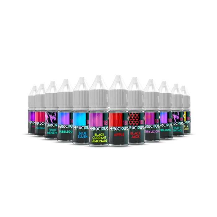 23x 10ml Ferocious | 50/50 Freebase Bundle 785229 Full Range X23 10ml Ferocious | 50/50 Freebase Bundle