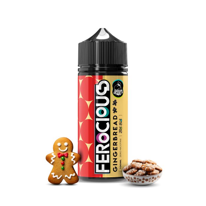 Gingerbread 70/30 E-Liquid Ferocious 800886 Gingerbread 70/30 E-Liquid Ferocious
