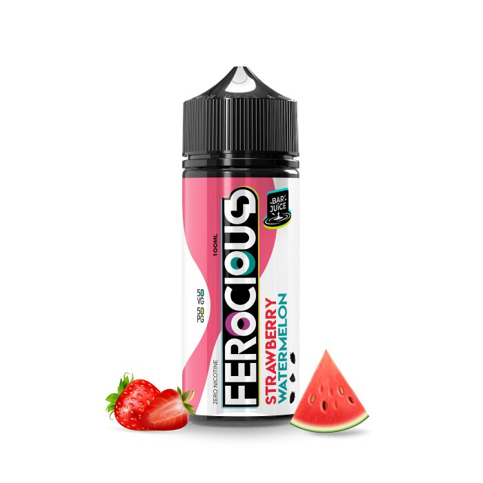 758204 Strawberry Watermelon 50/50 E-Liquid Ferocious Bar Juice