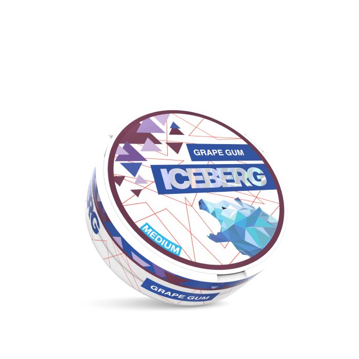 Grape Gum - Iceberg Nicotine Pouches P10336 Grape Gum - Iceberg Nicotine Pouches