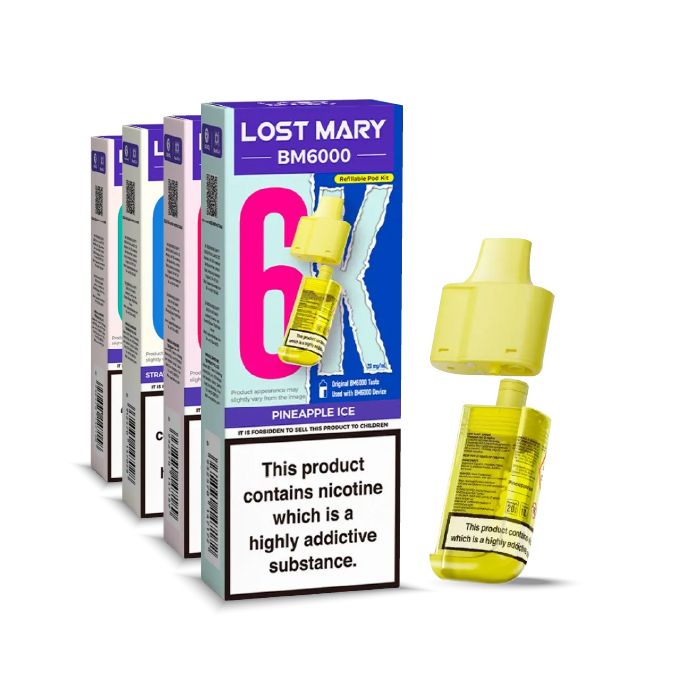Lost Mary BM6000 Prefilled Pods P10643 Lost Mary BM6000 Prefilled Pods