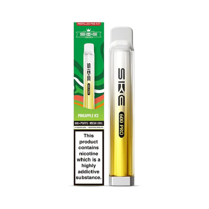 Pineapple Ice SKE Crystal 600 Pro Prefilled Pod Kit P10394 Pineapple Ice SKE Crystal 600 Pro Prefilled Pod Kit
