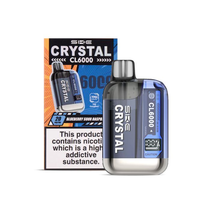 Blueberry Sour Raspberry SKE Crystal CL6000 Prefilled Pod Kit 922413 Blueberry Sour Raspberry SKE Crystal CL6000 Prefilled Pod Kit