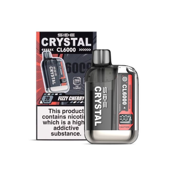 Fizzy Cherry SKE Crystal CL6000 Prefilled Pod Kit 922410 Fizzy Cherry SKE Crystal CL6000 Prefilled Pod Kit