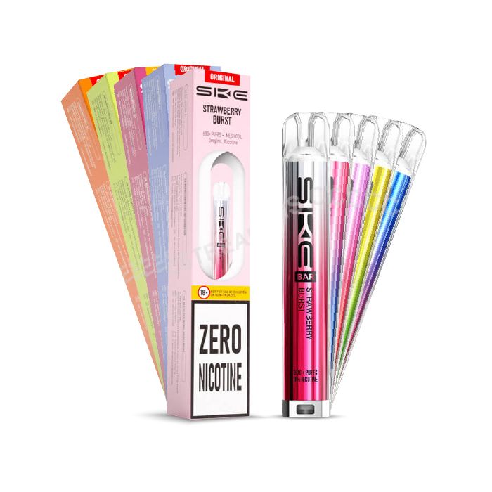 P11026 SKE Crystal Bar 600 Zero Nicotine Prefilled Kit