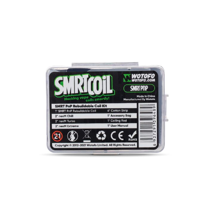 Wotofo SMRT PnP Rebuildable Coil Kit P10474 Wotofo SMRT PnP Rebuildable Coil Kit