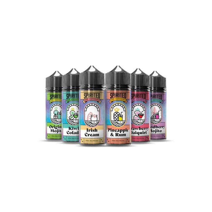 6x Spirited Cocktail Flavours | 70/30 E-Liquid Bundle 829461 Spirited Cocktail Flavours | 70/30 E-Liquid Bundle