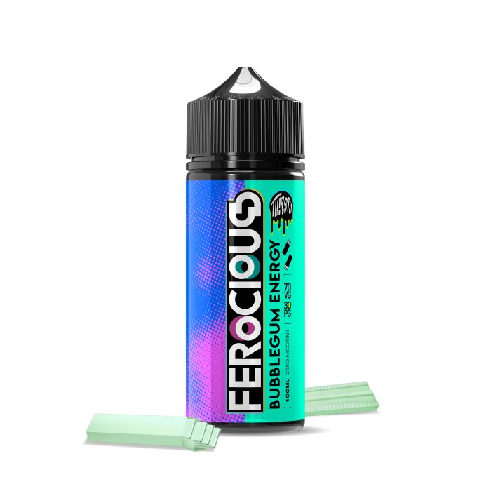 Bubblegum Energy 70/30 E-Liquid Ferocious 713287 Bubblegum Energy 70/30 E-Liquid Ferocious
