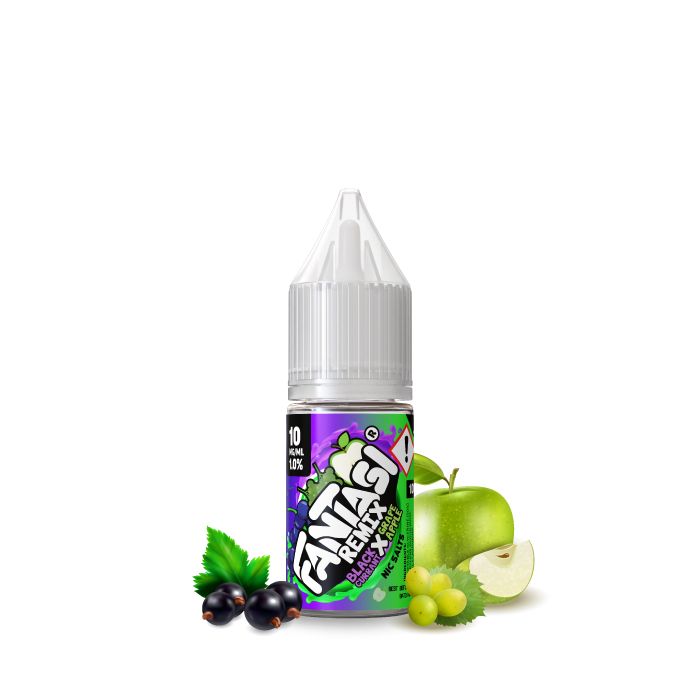 596352 Blackcurrant X Grape Apple 10ml Nic Salts Fantasi
