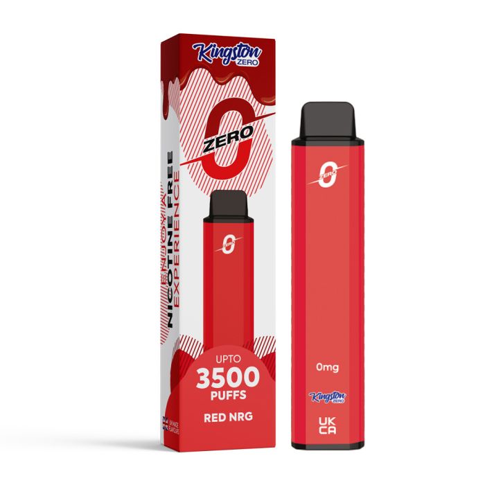 698667 Red NRG- Kingston No Nicotine Disposable Vape