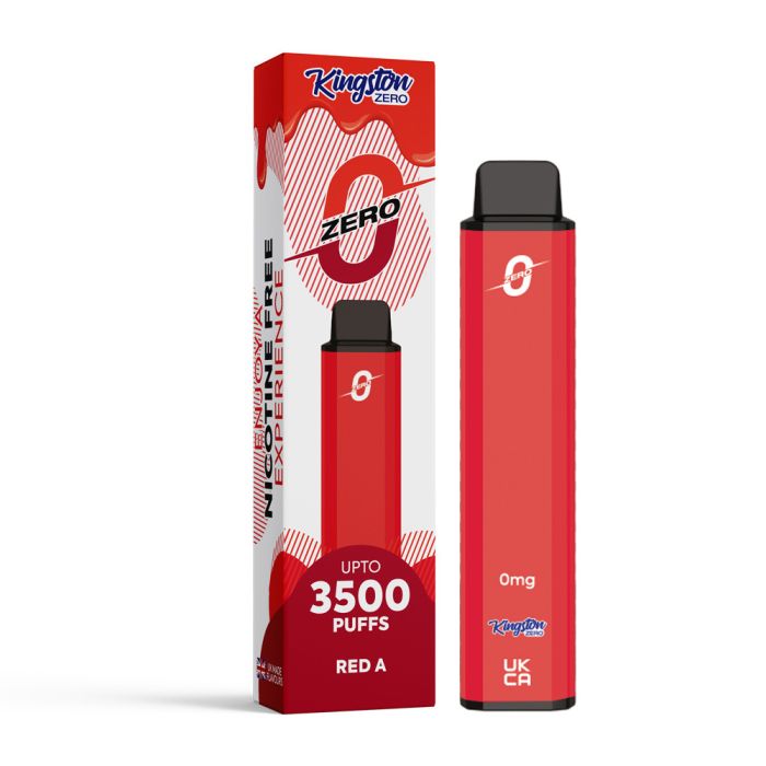 698681 Red A – Kingston No Nicotine Disposable Vape